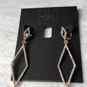 CZ earrings cubic zirconia faux diamond jewelry